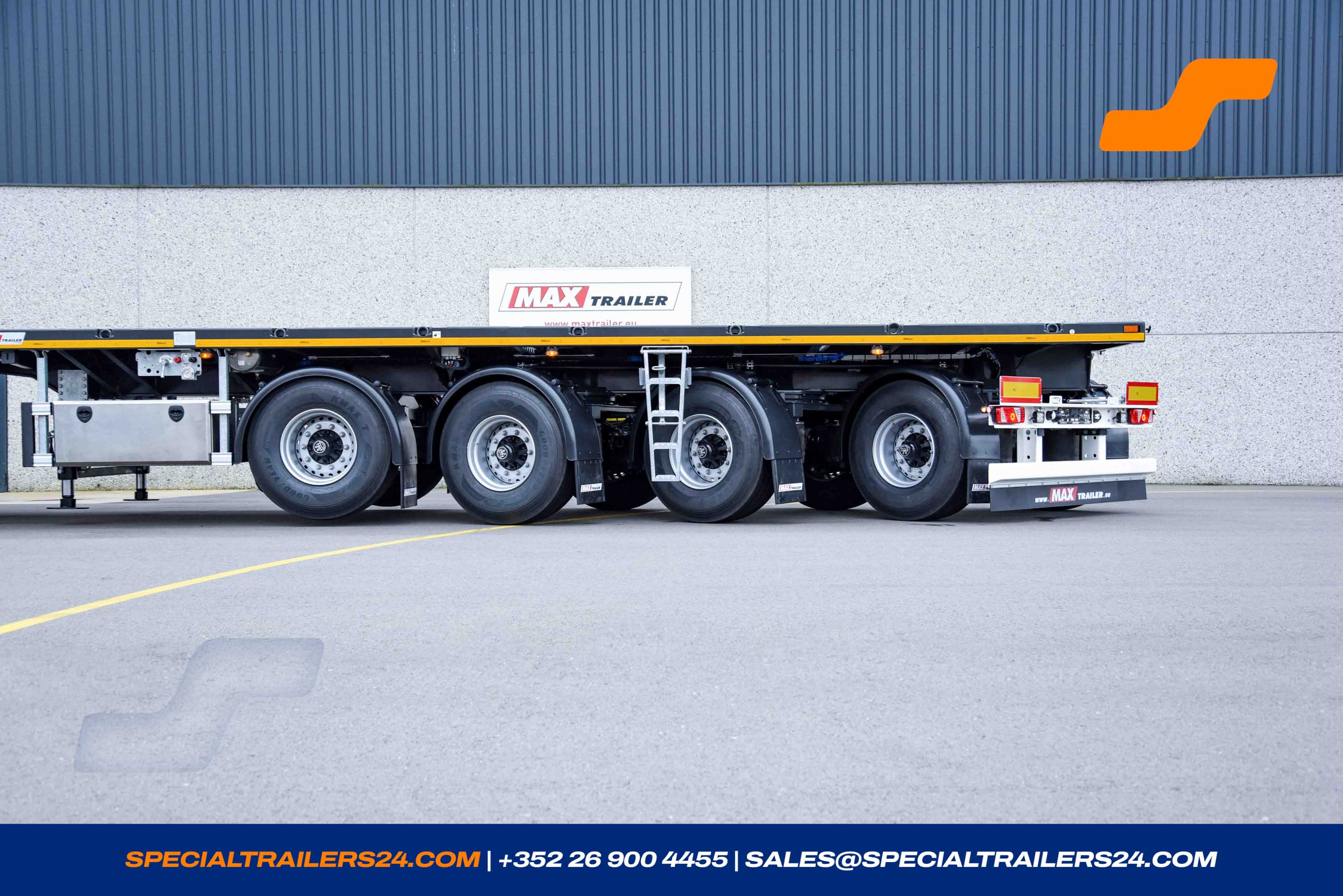 Flatbed trailer MAX Trailer MAX410 Vehicle for sale (image count prefix 19/29)