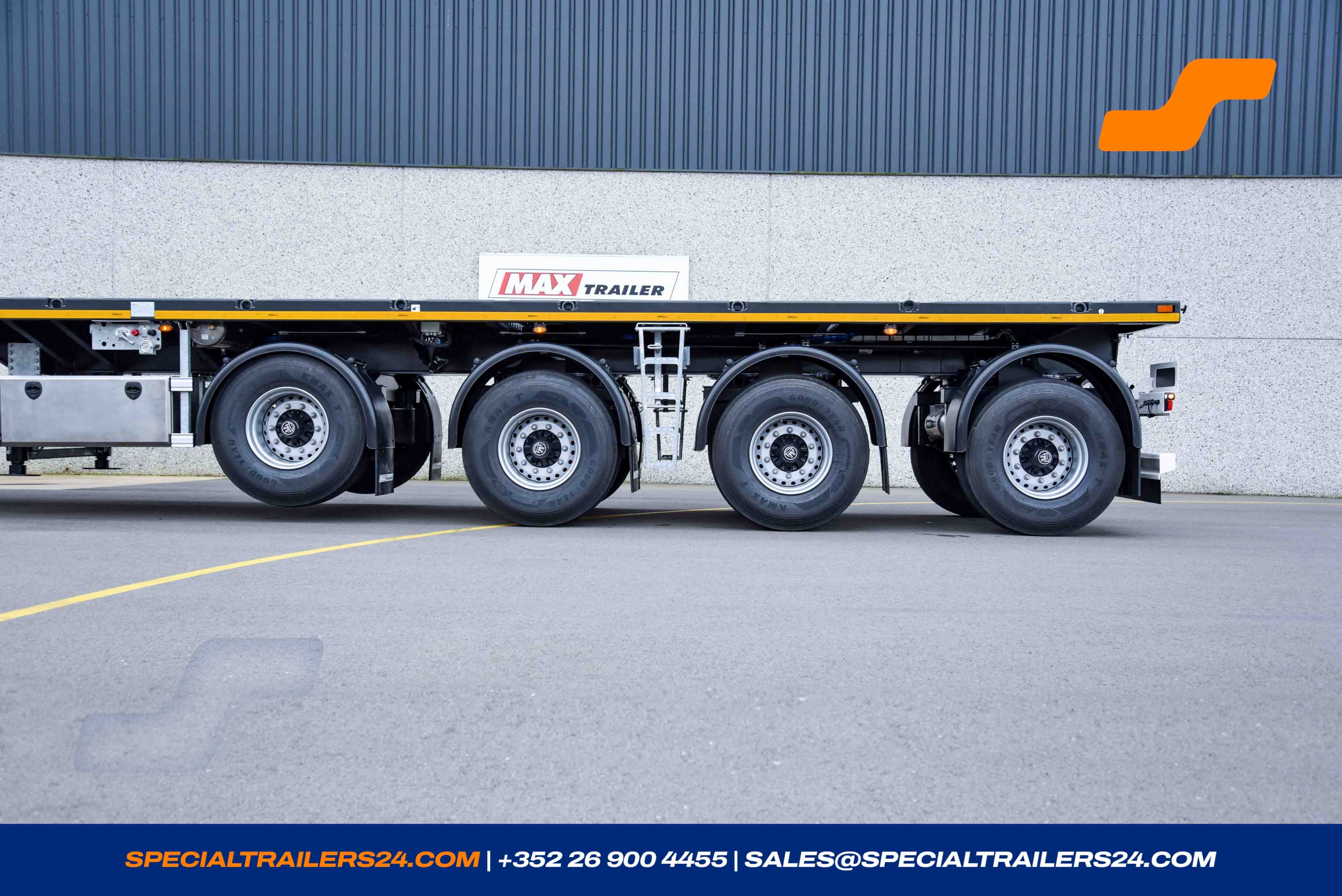 Flatbed trailer MAX Trailer MAX410 Vehicle for sale (image count prefix 20/29)