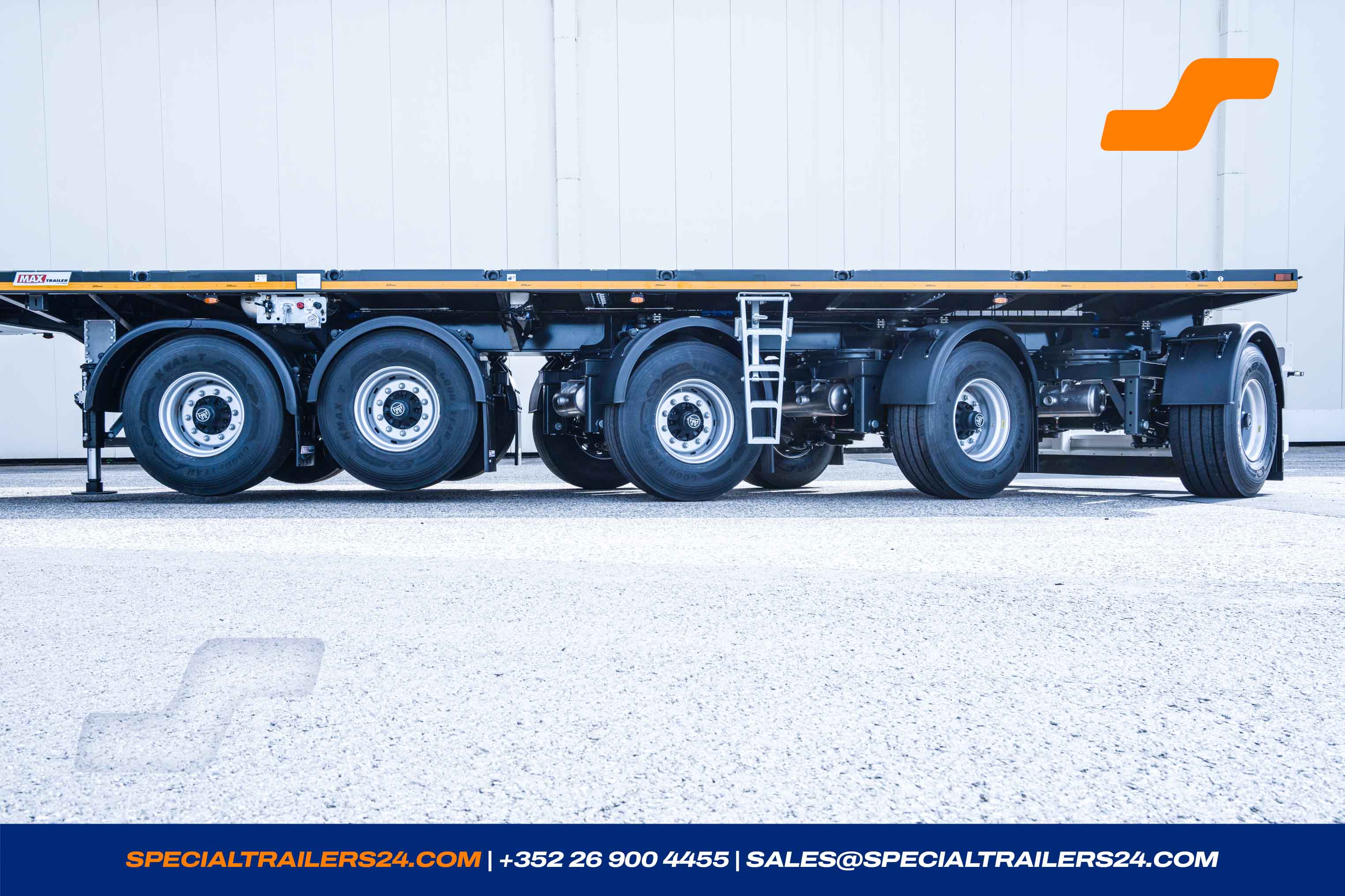 Flatbed trailer MAX Trailer MAX410 Vehicle for sale (image count prefix 31/36)
