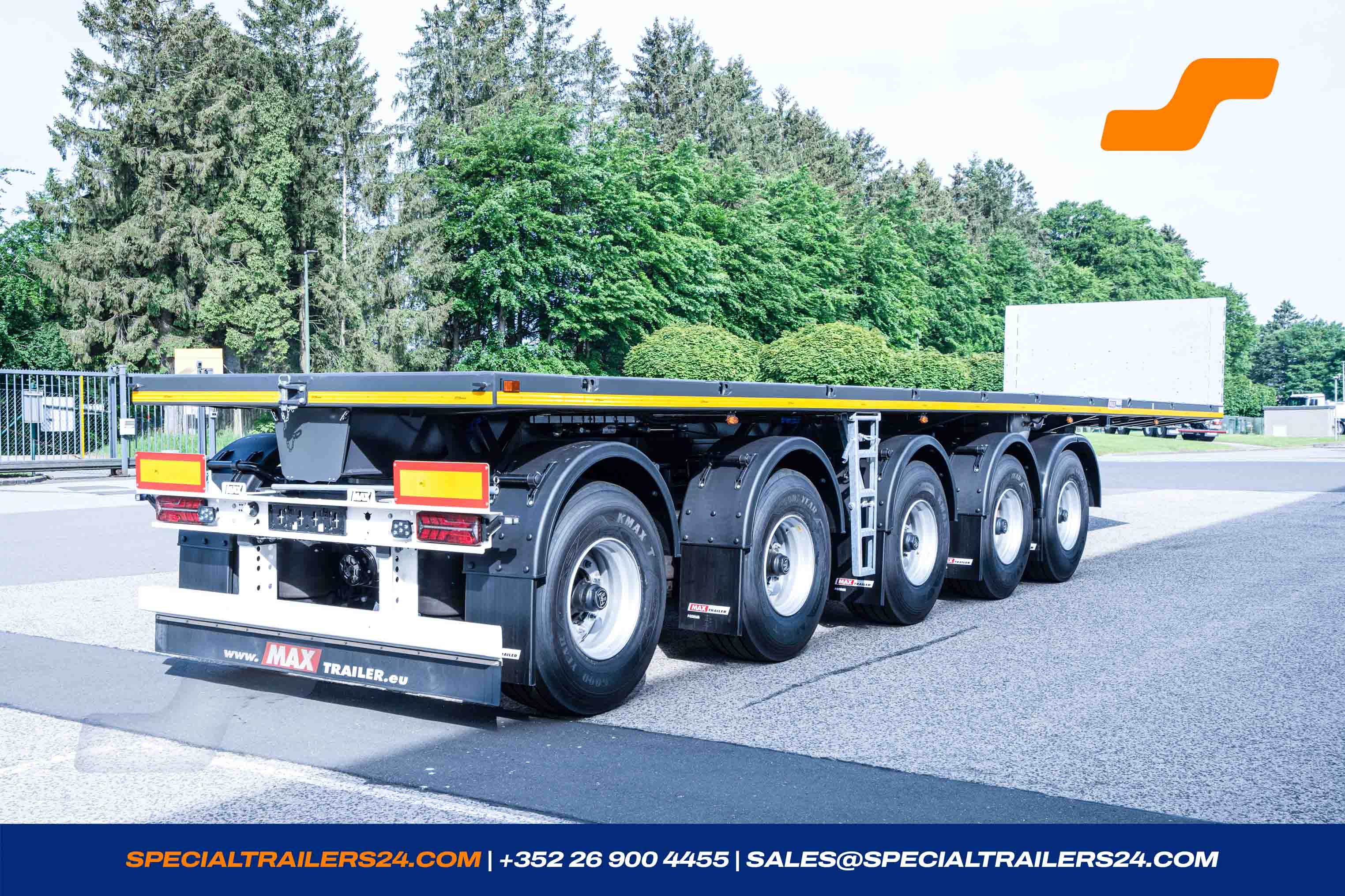 Flatbed trailer MAX Trailer MAX410 Vehicle for sale (image count prefix 27/36)