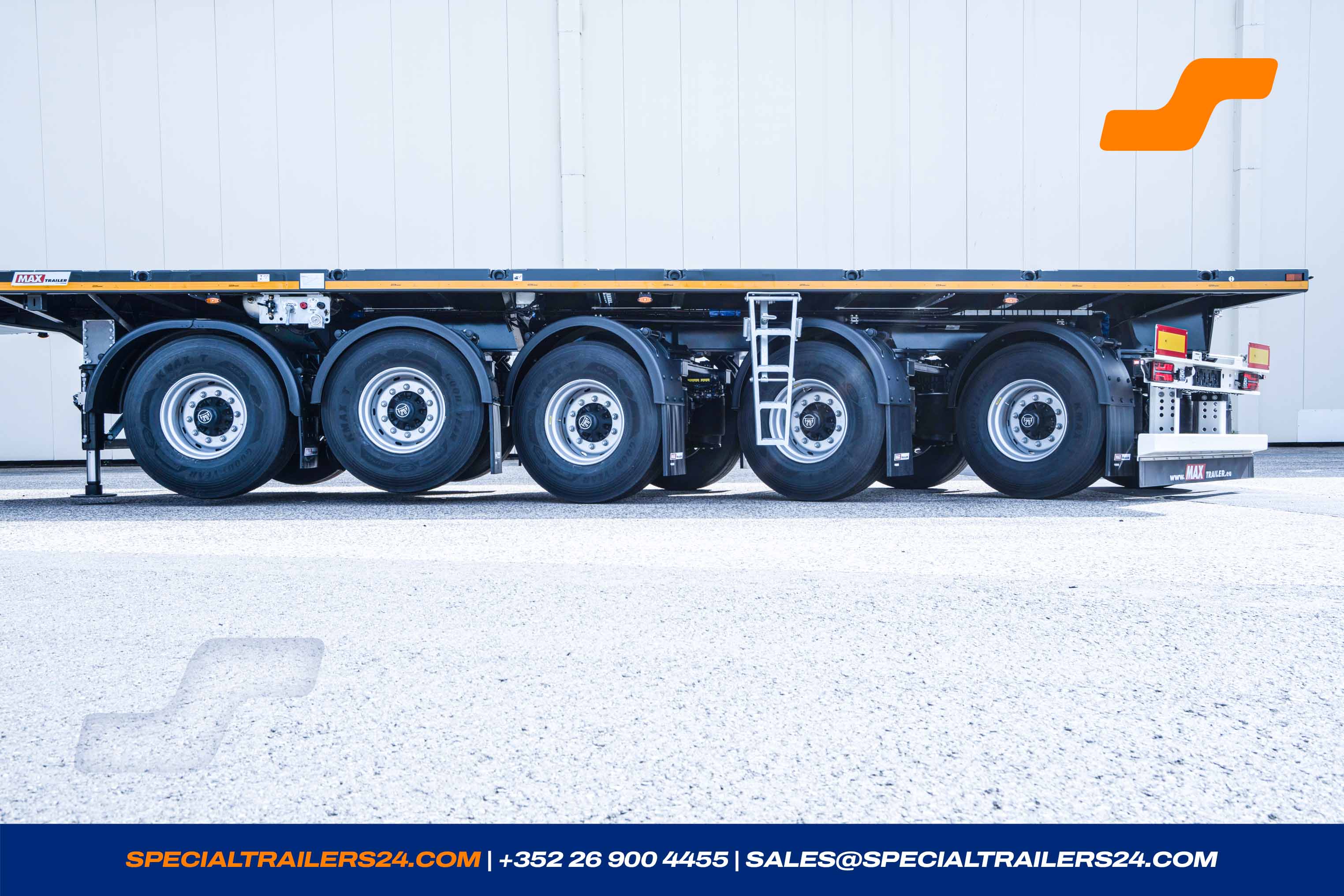 Flatbed trailer MAX Trailer MAX410 Vehicle for sale (image count prefix 32/36)