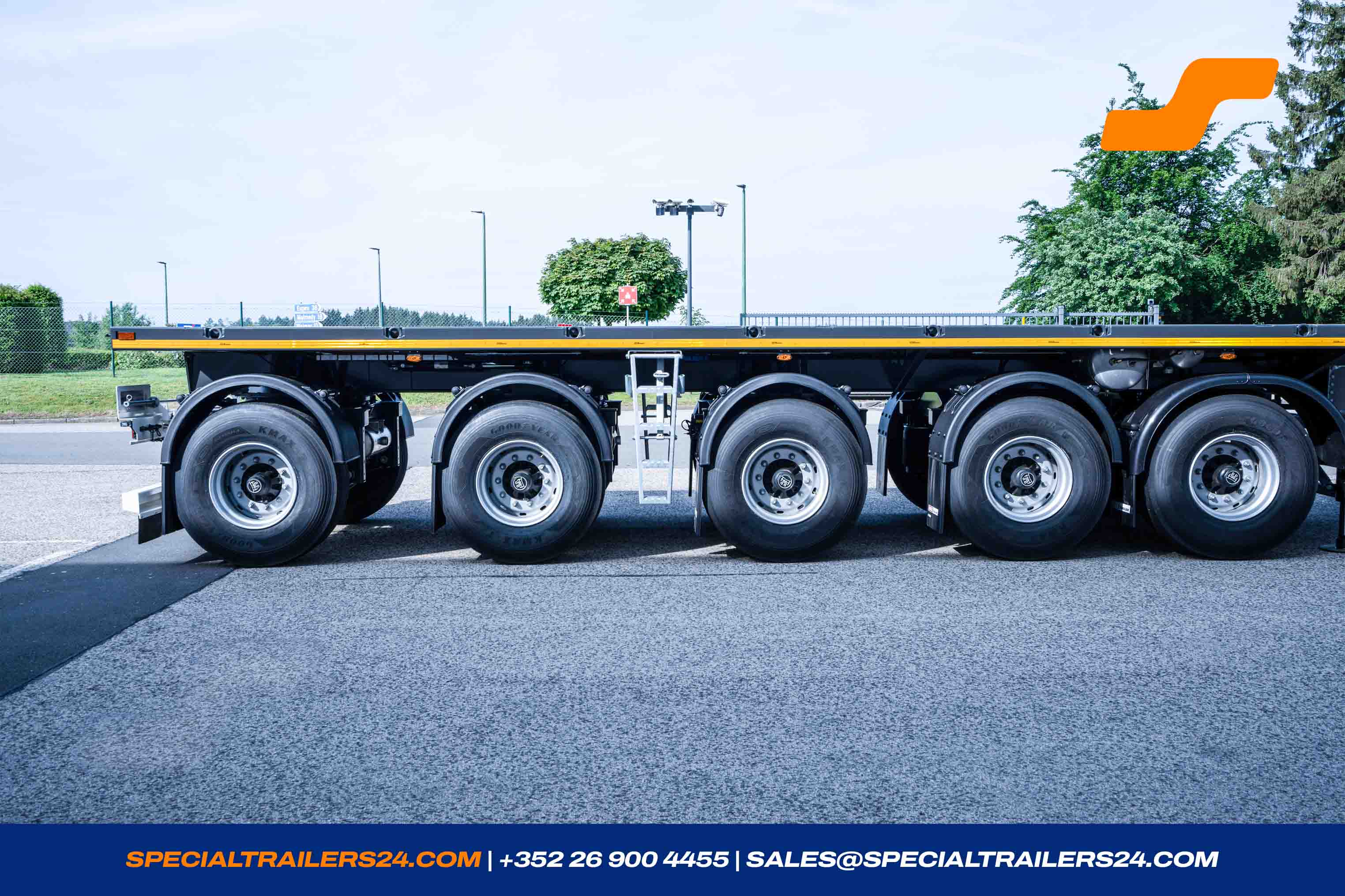Flatbed trailer MAX Trailer MAX410 Vehicle for sale (image count prefix 28/36)
