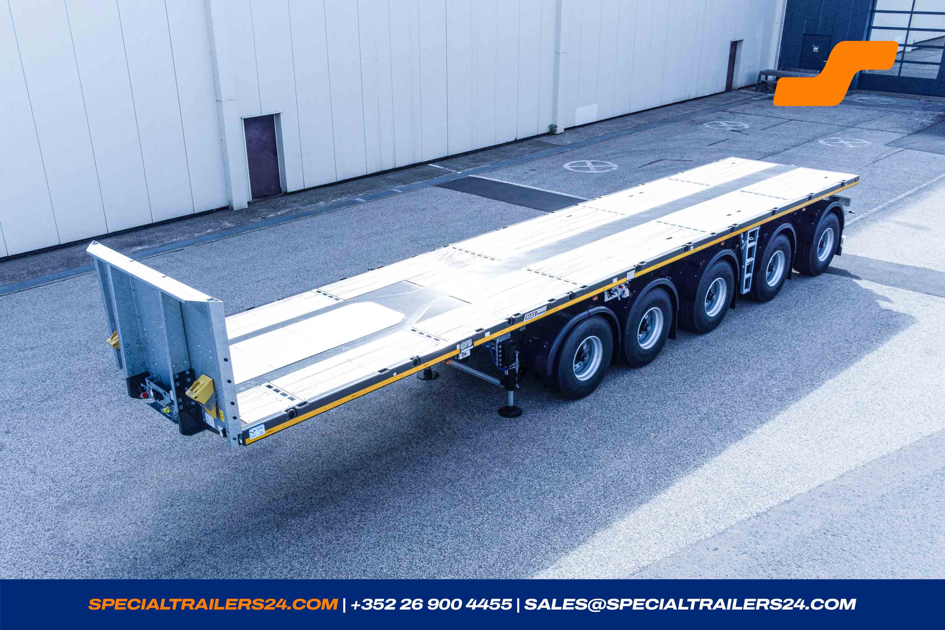 Flatbed trailer MAX Trailer MAX410 Vehicle for sale (image count prefix 4/36)