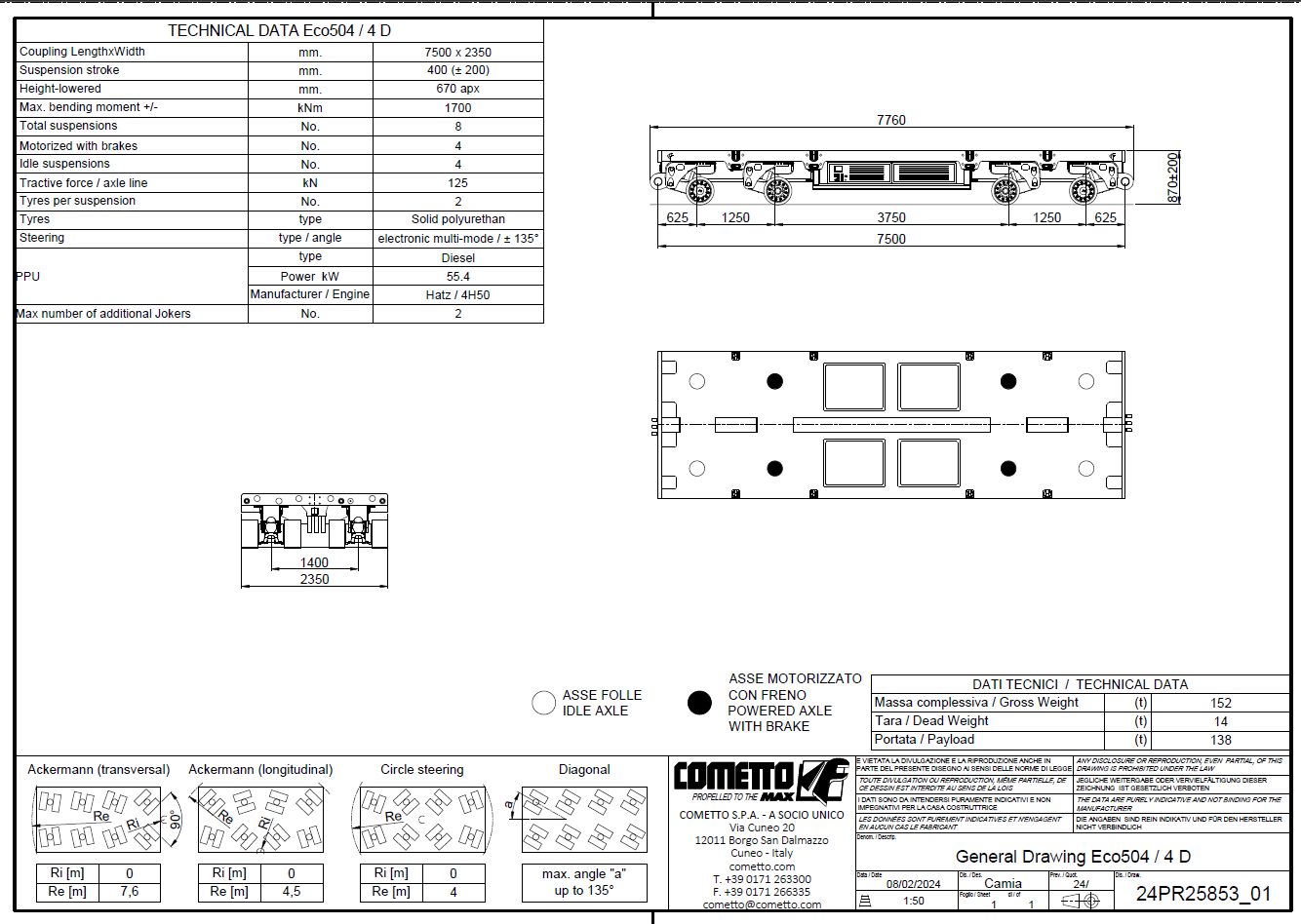 Intralogistic Transport Systems Cometto Eco500 Vehicle for sale