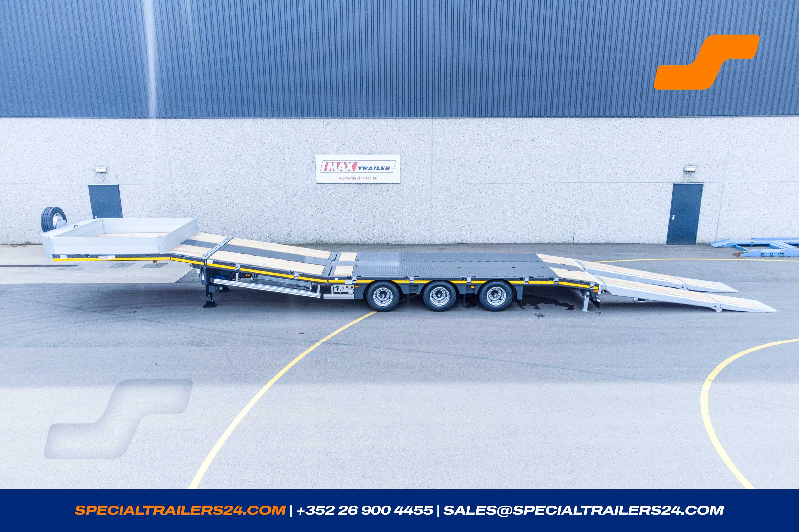 Low loader MAX Trailer MAX100 Vehicle for sale