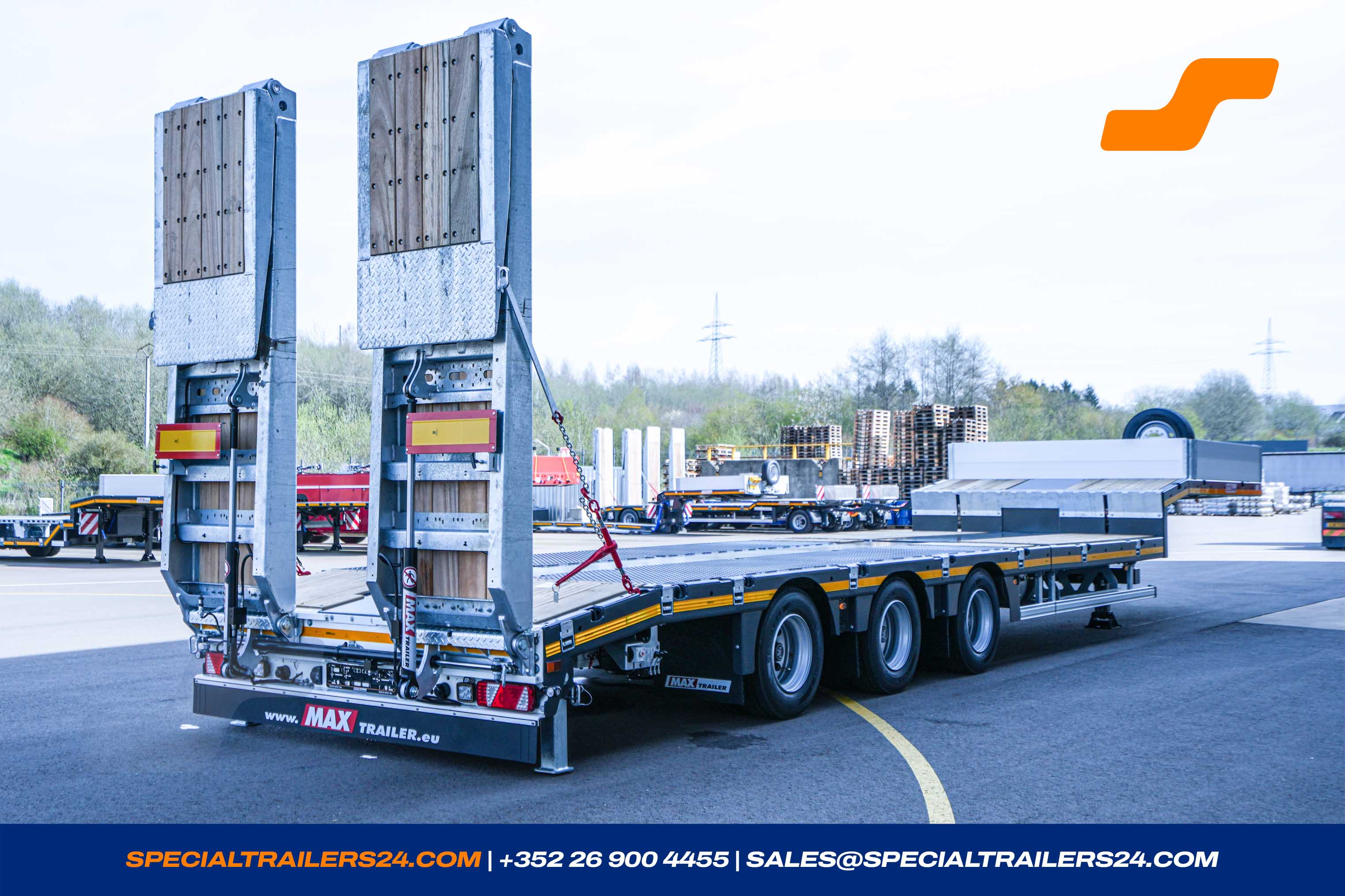 Low loader MAX Trailer MAX100 Vehicle for sale