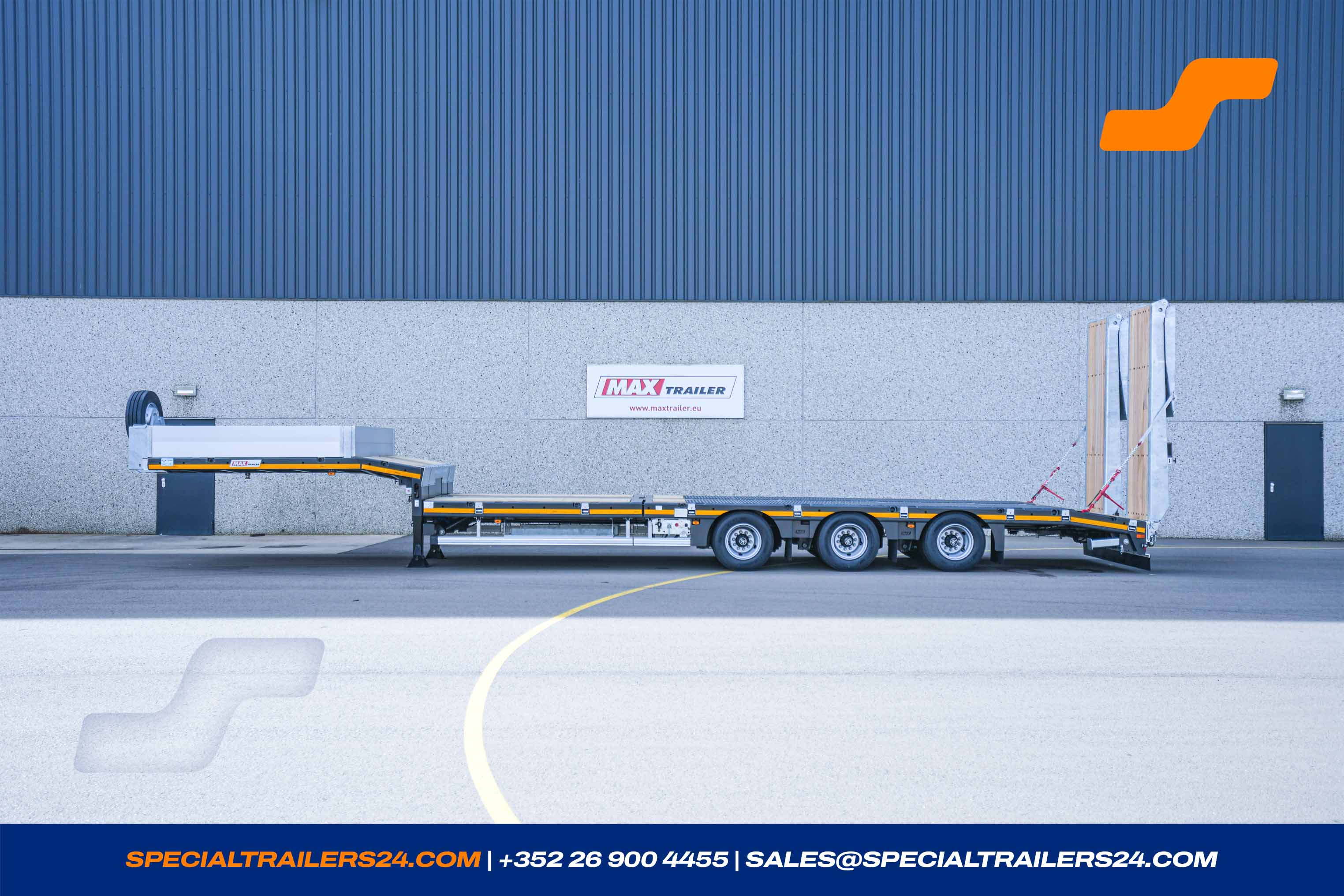 Low loader MAX Trailer MAX100 Vehicle for sale