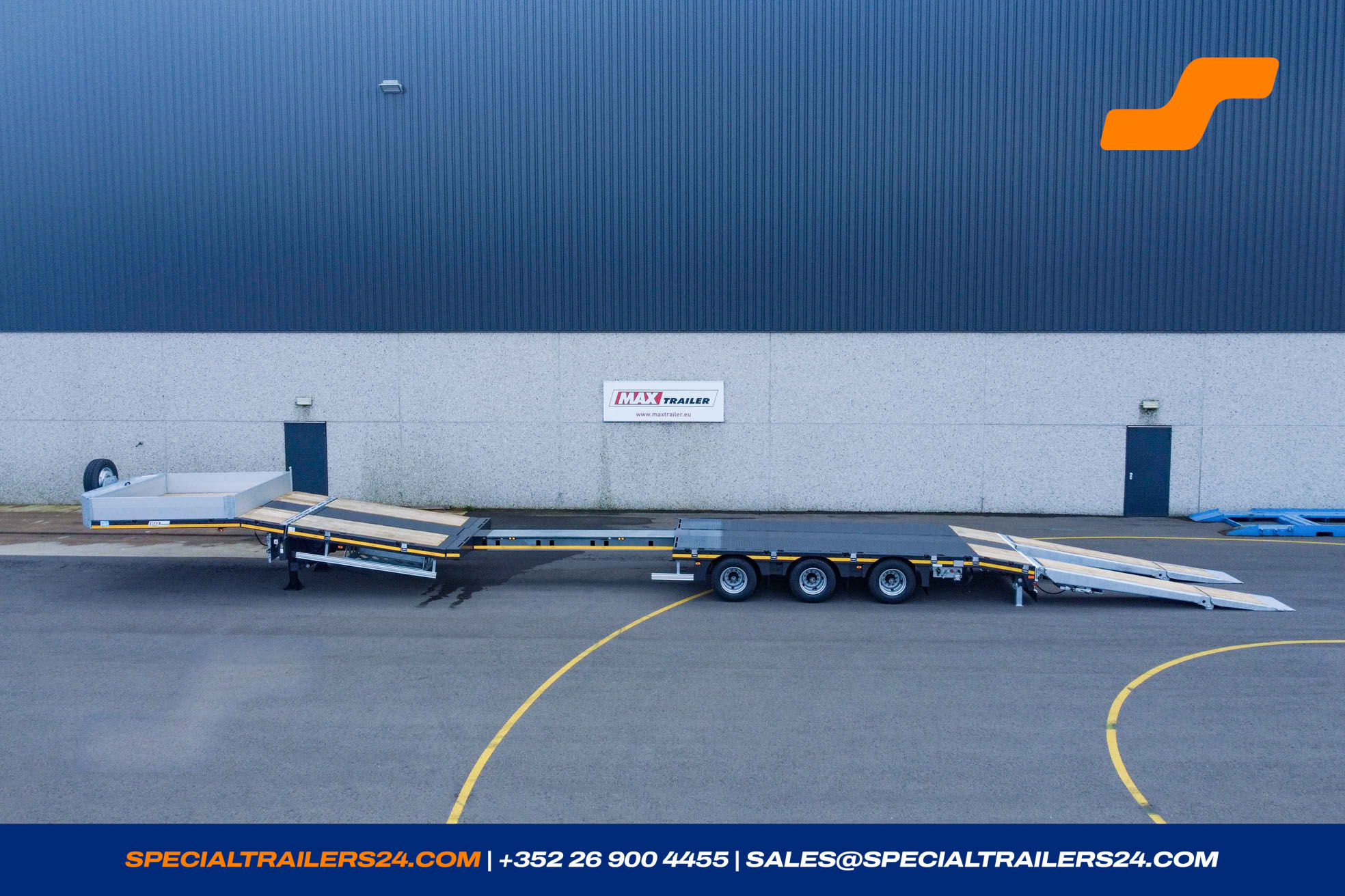 Low loader MAX Trailer MAX100 Vehicle for sale (image count prefix 4/36)