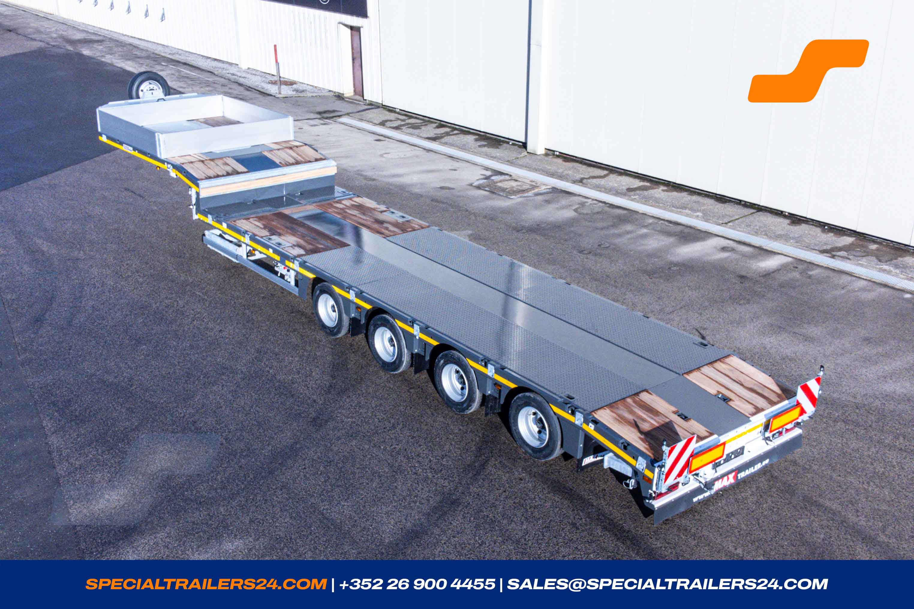 Low loader MAX Trailer MAX110 Vehicle for sale