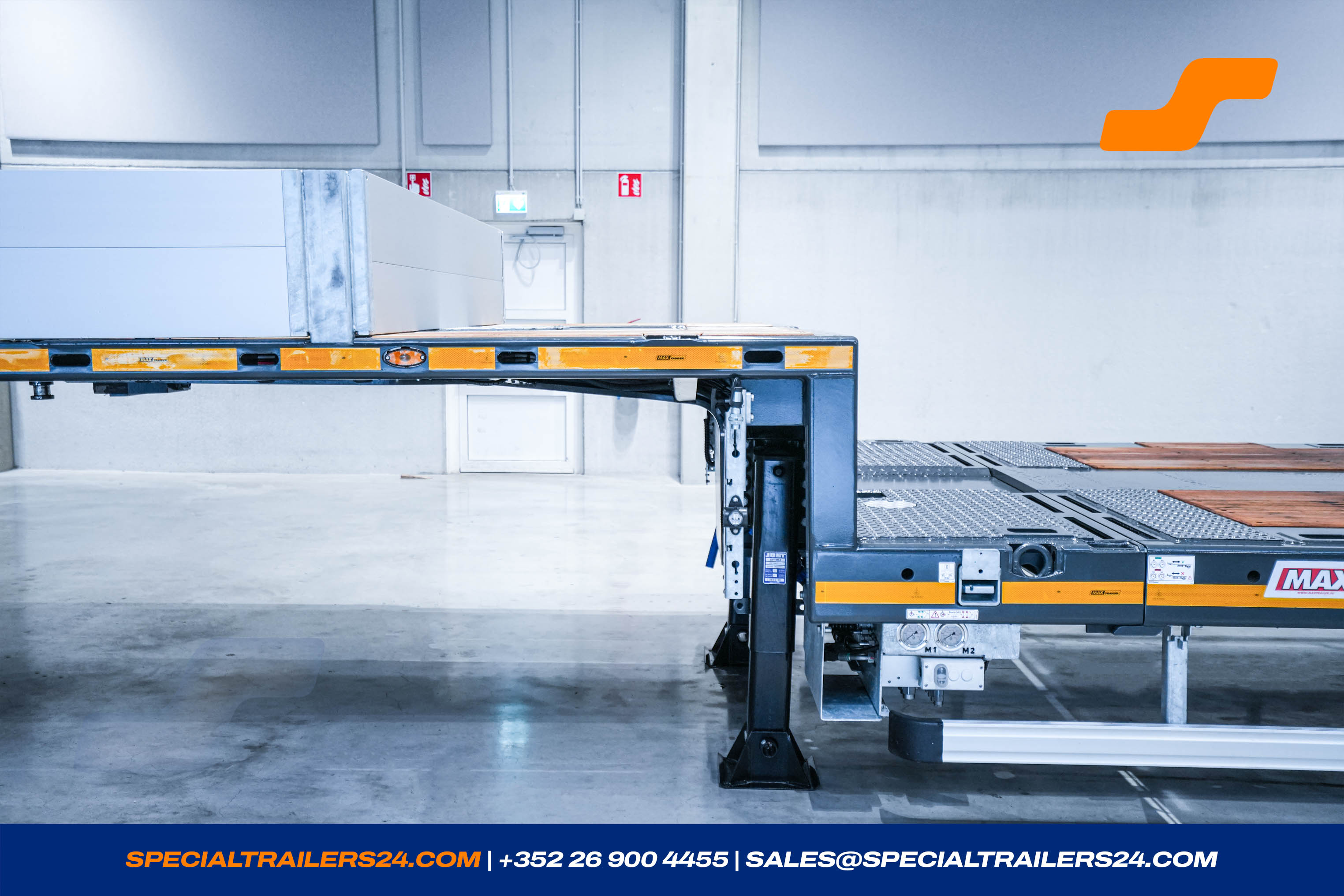 Semi-dieplader MAX Trailer MAX110 Voertuig te koop