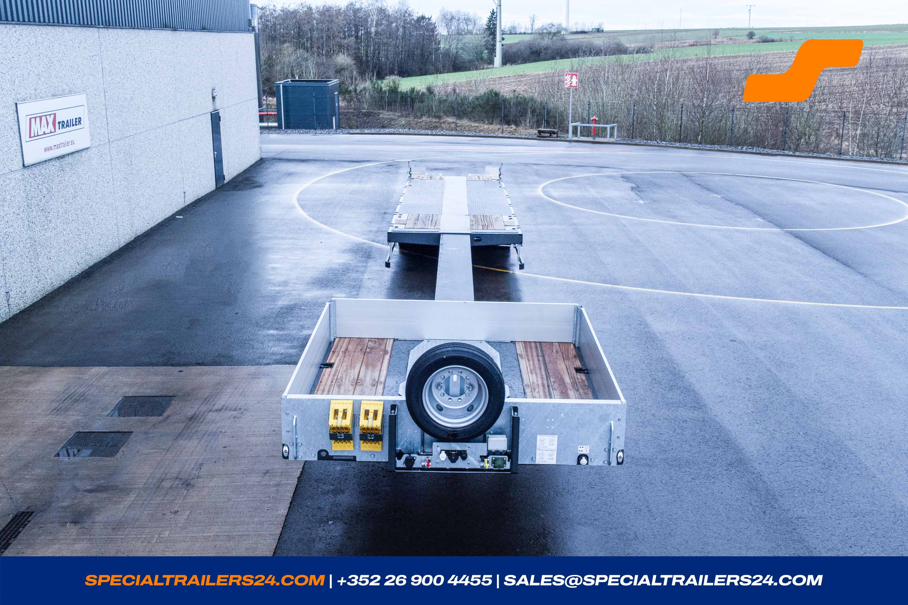 Semi-dieplader MAX Trailer MAX110 Voertuig te koop