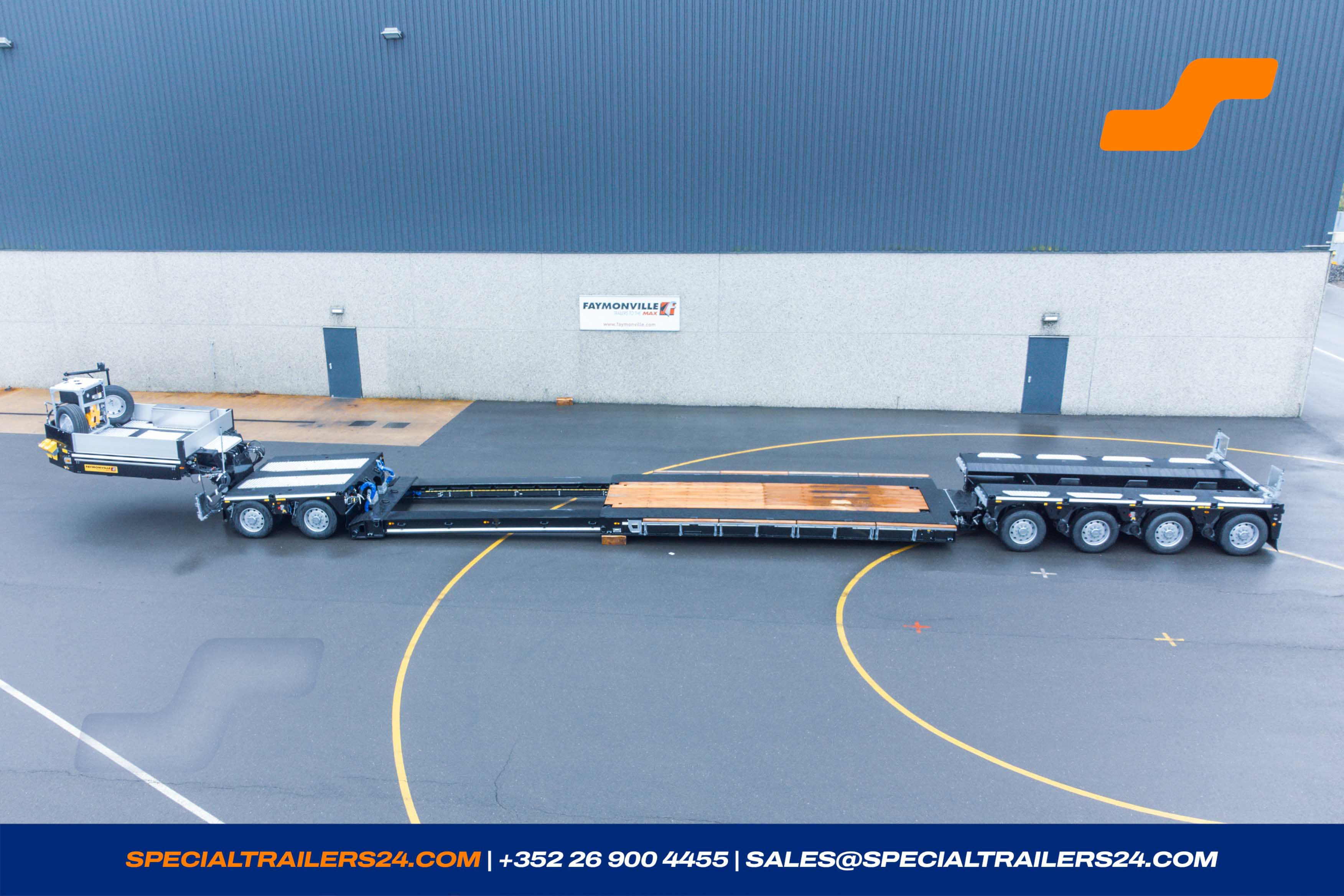 Lowbed trailer Faymonville VarioMAX (OLD) Vehicle for sale