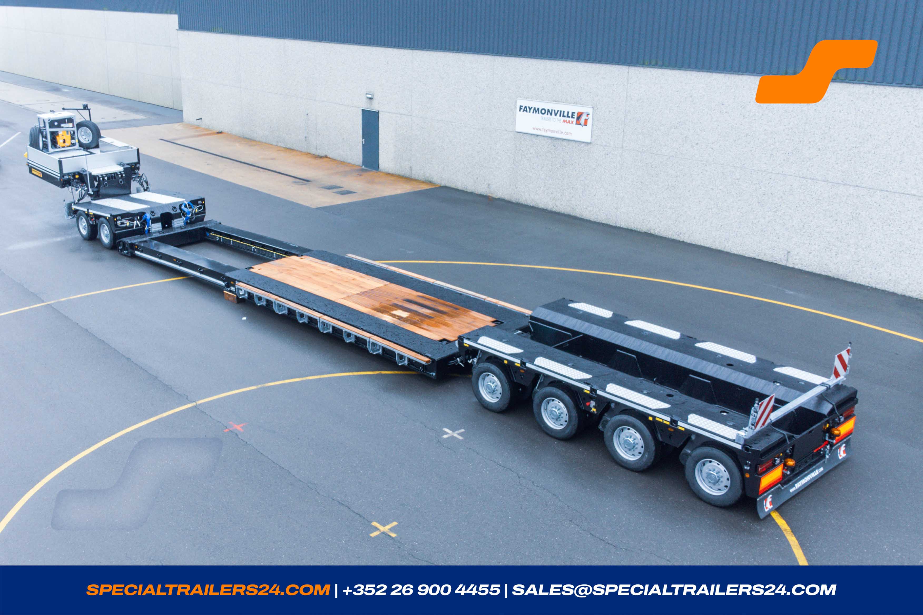 Lowbed trailer Faymonville VarioMAX (OLD) Vehicle for sale