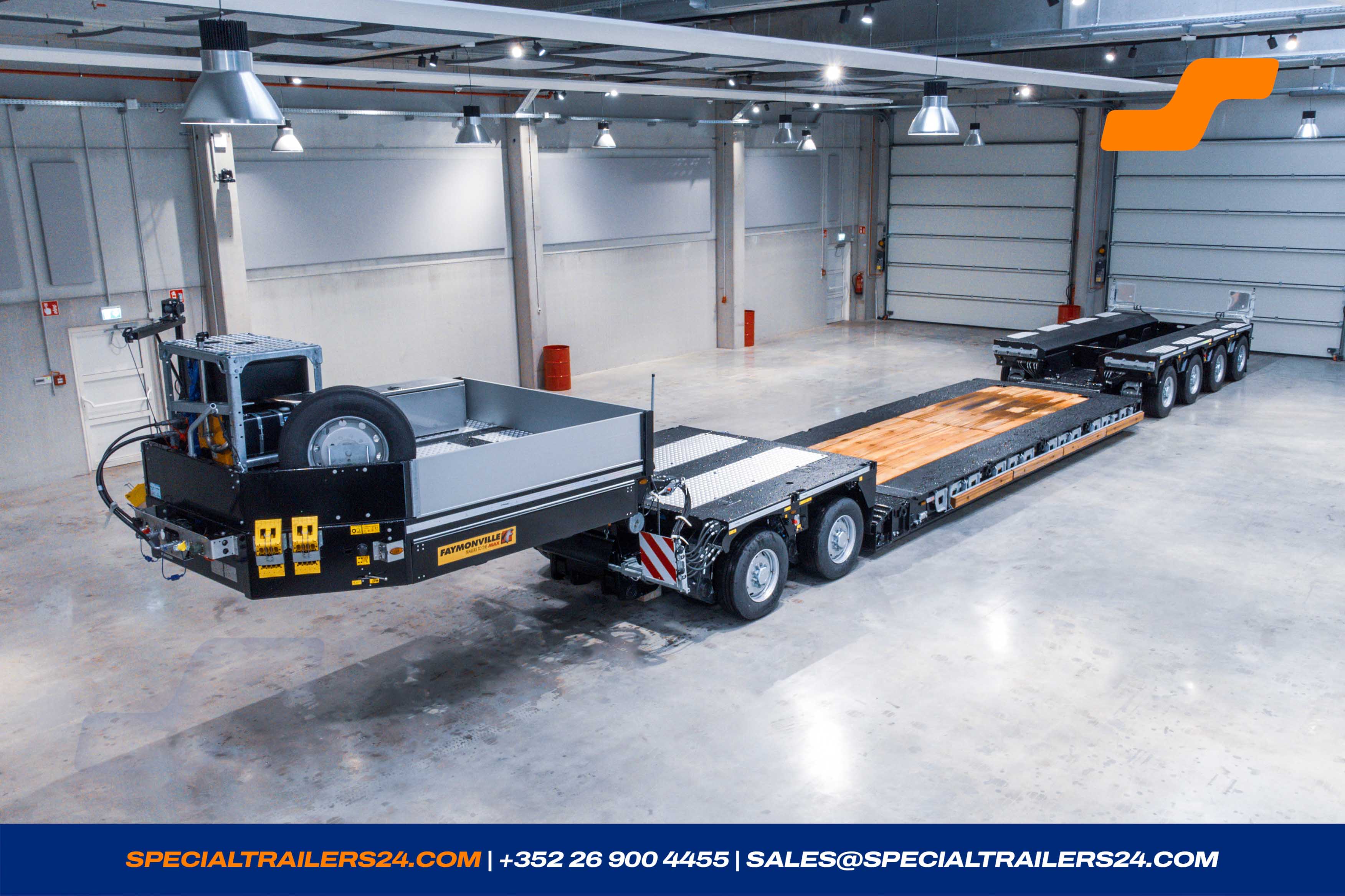 Lowbed trailer Faymonville VarioMAX (OLD) Vehicle for sale