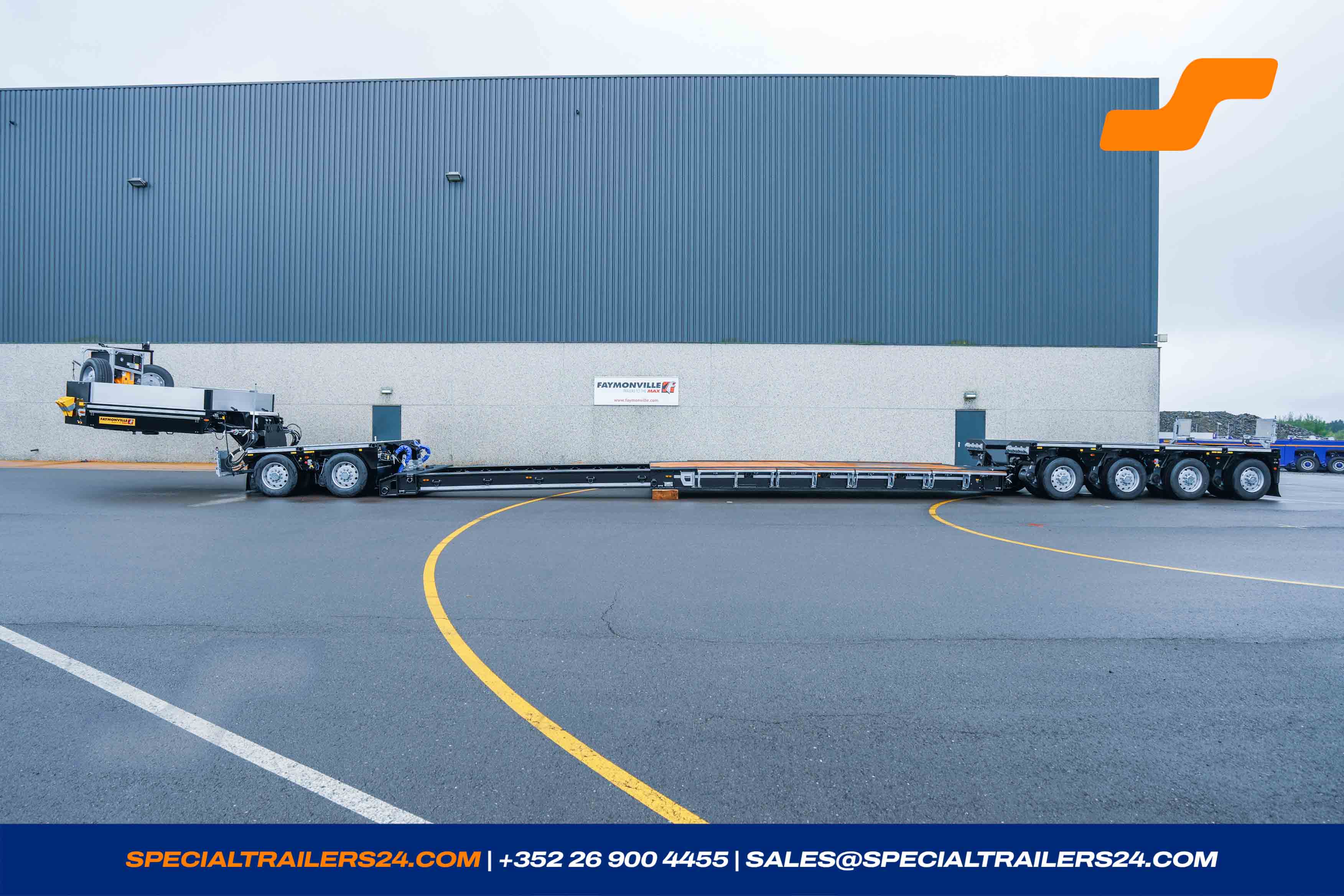 Lowbed trailer Faymonville VarioMAX (OLD) Vehicle for sale