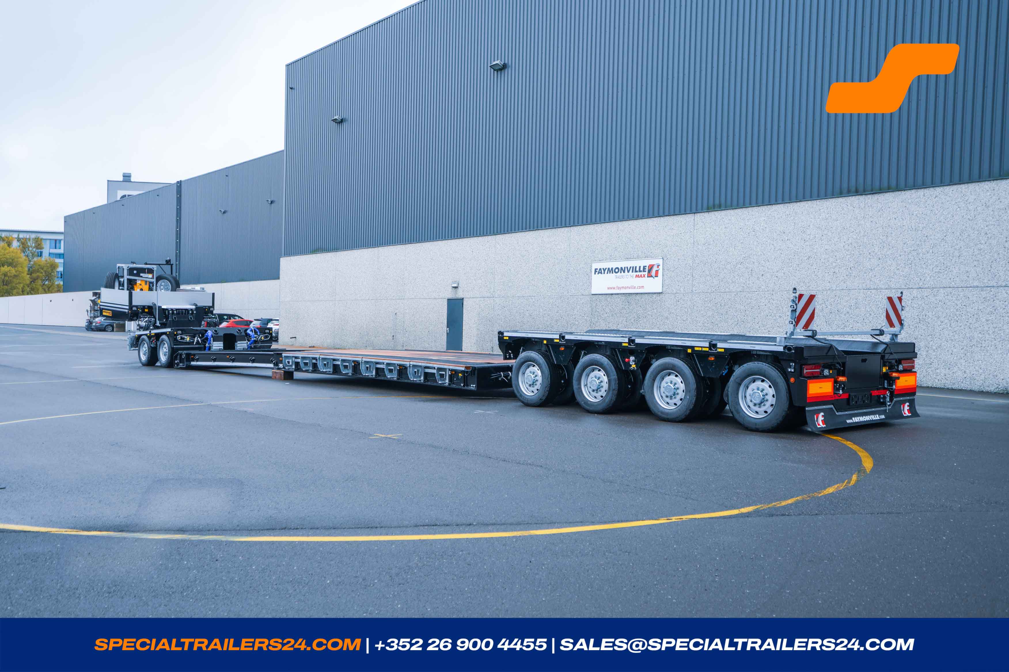 Lowbed trailer Faymonville VarioMAX (OLD) Vehicle for sale