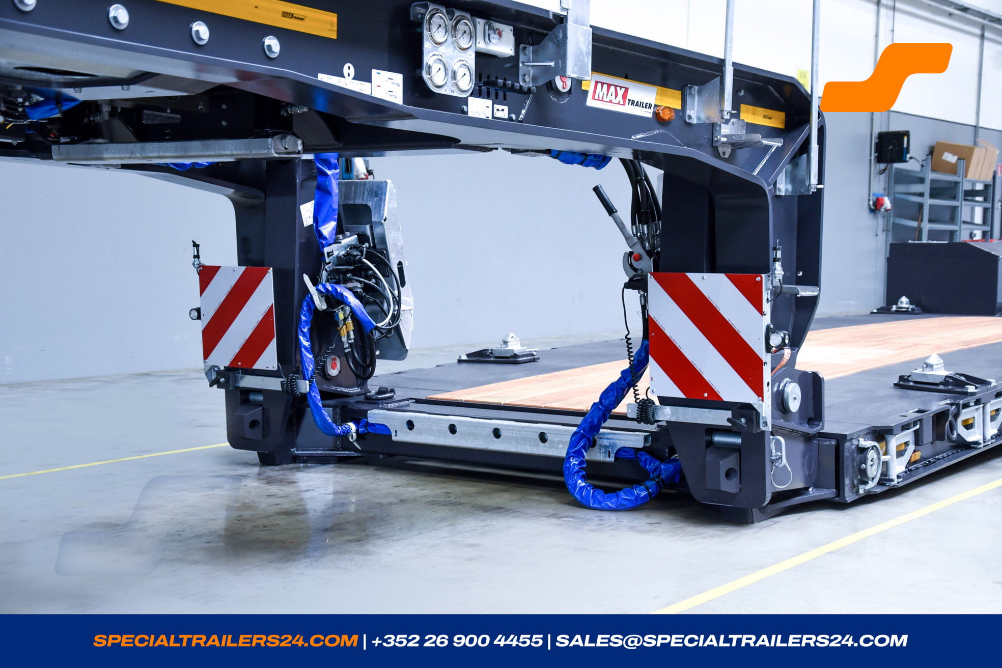 Lowbed trailer MAX Trailer MAX510 Vehicle for sale