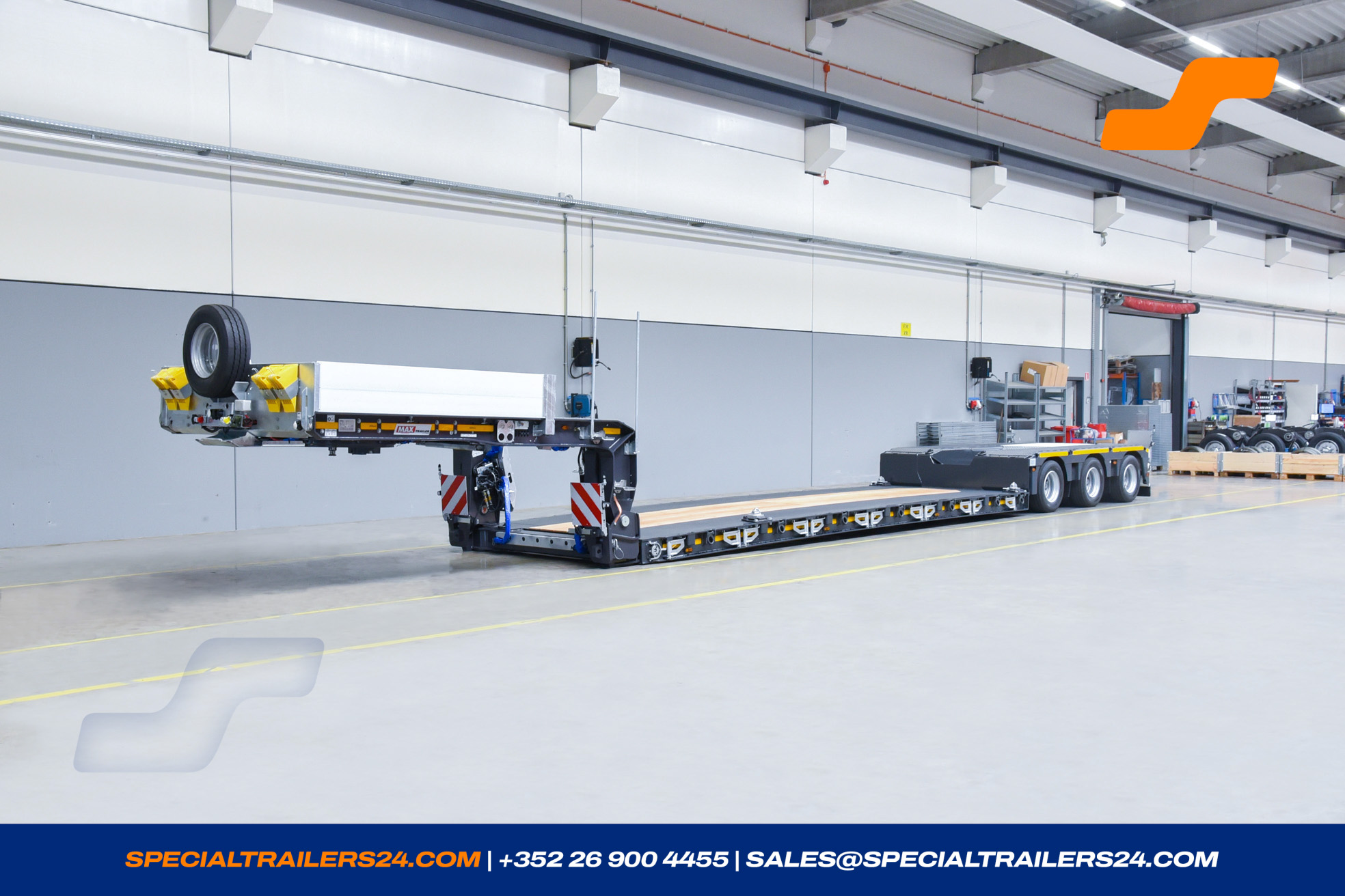 Lowbed trailer MAX Trailer MAX510 Vehicle for sale