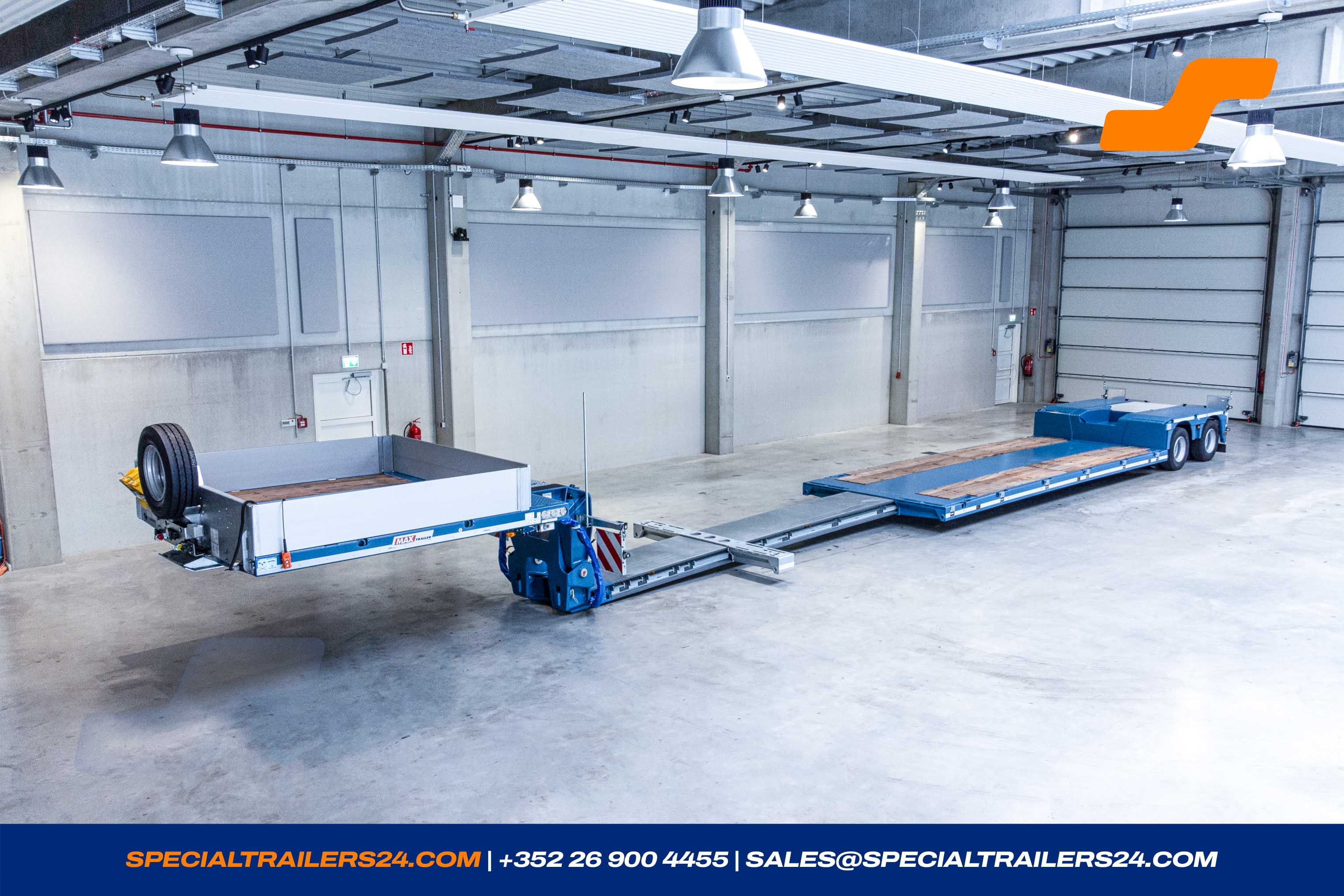 Lowbed trailer MAX Trailer MAX510 Vehicle for sale