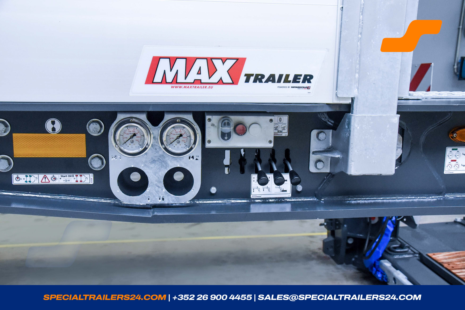 Lowbed trailer MAX Trailer MAX510 Vehicle for sale