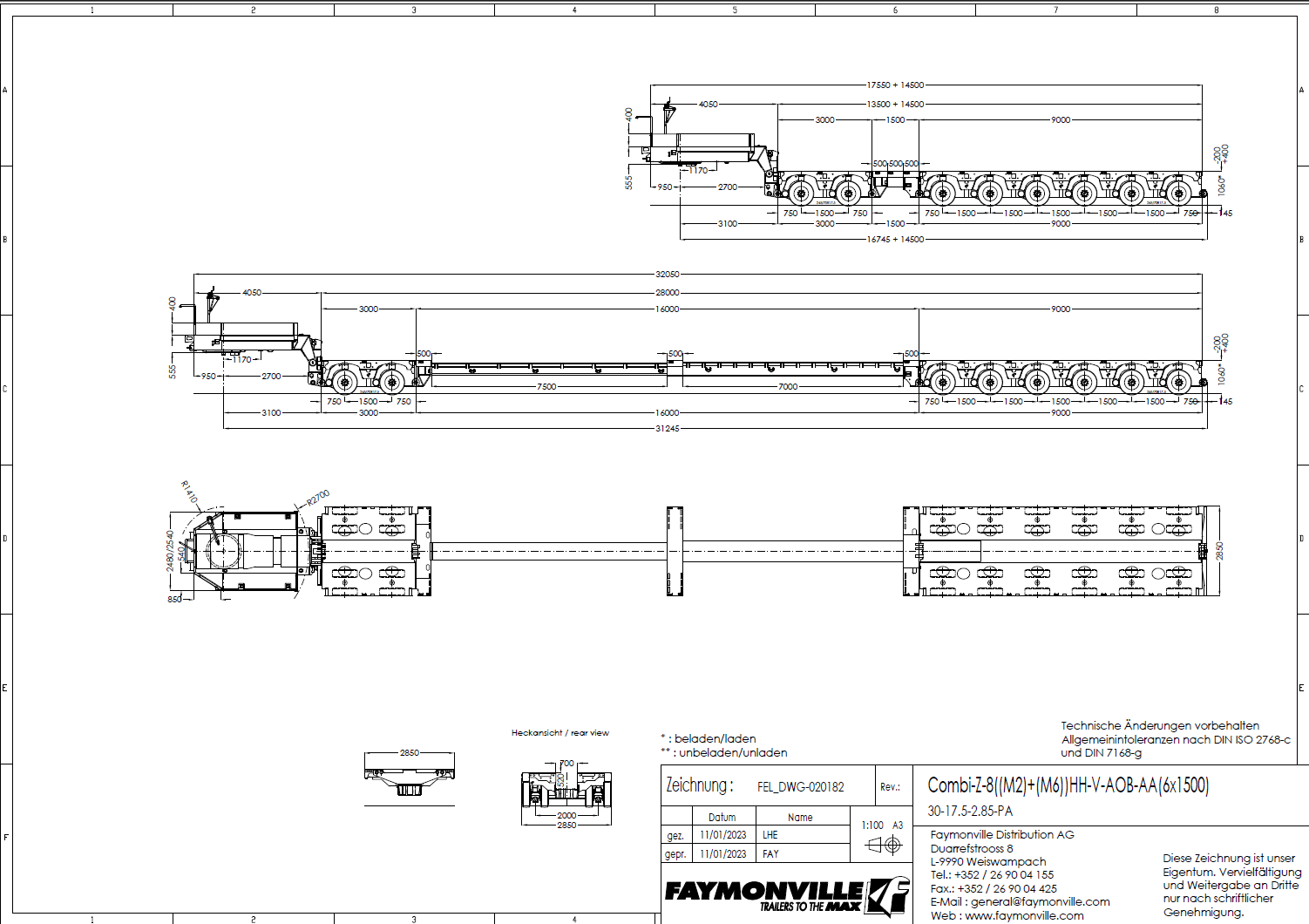 Modular vehicle Faymonville CombiMAX Vehicle for sale