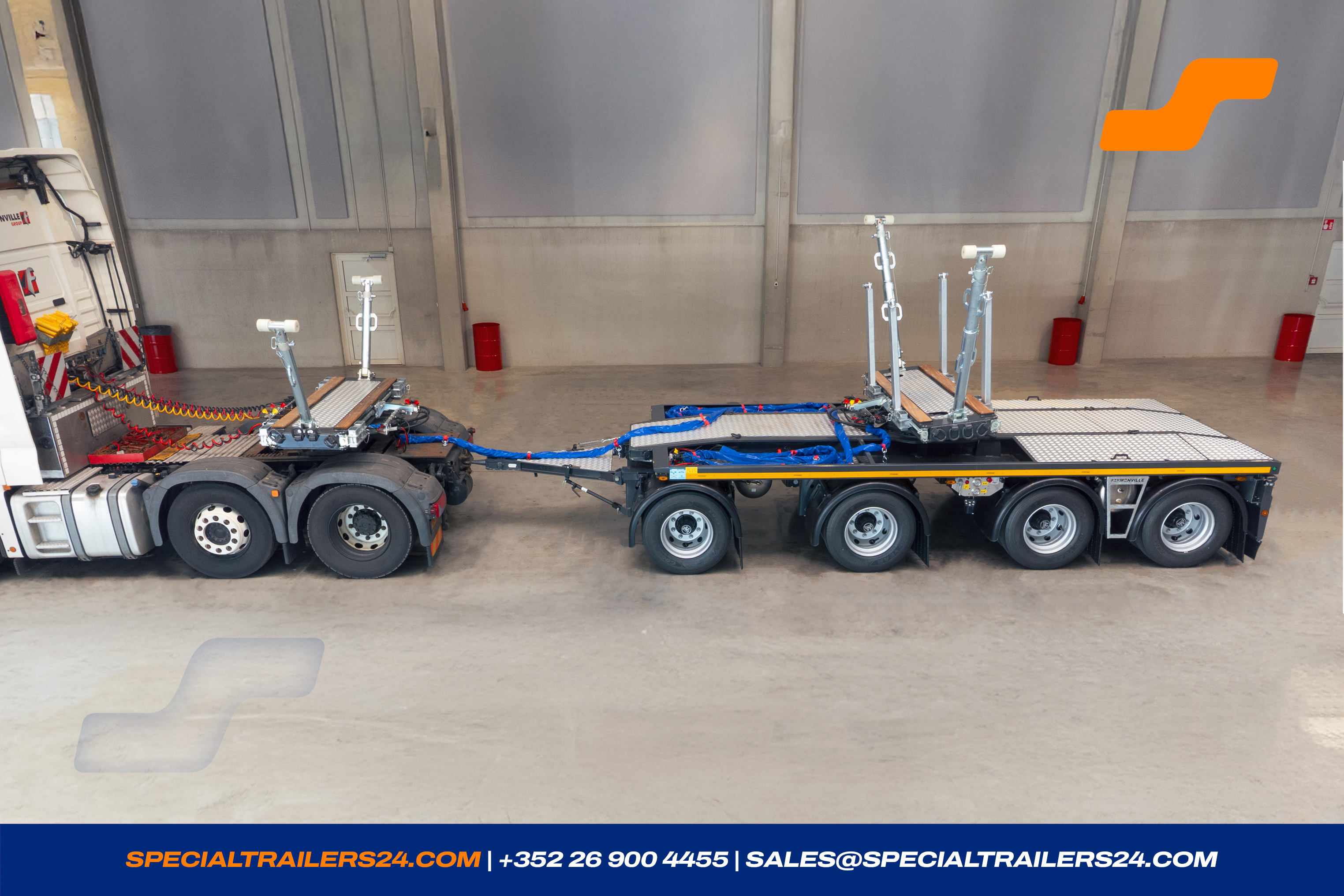 Self-steering trailer Faymonville FlexMAX Vehicle for sale