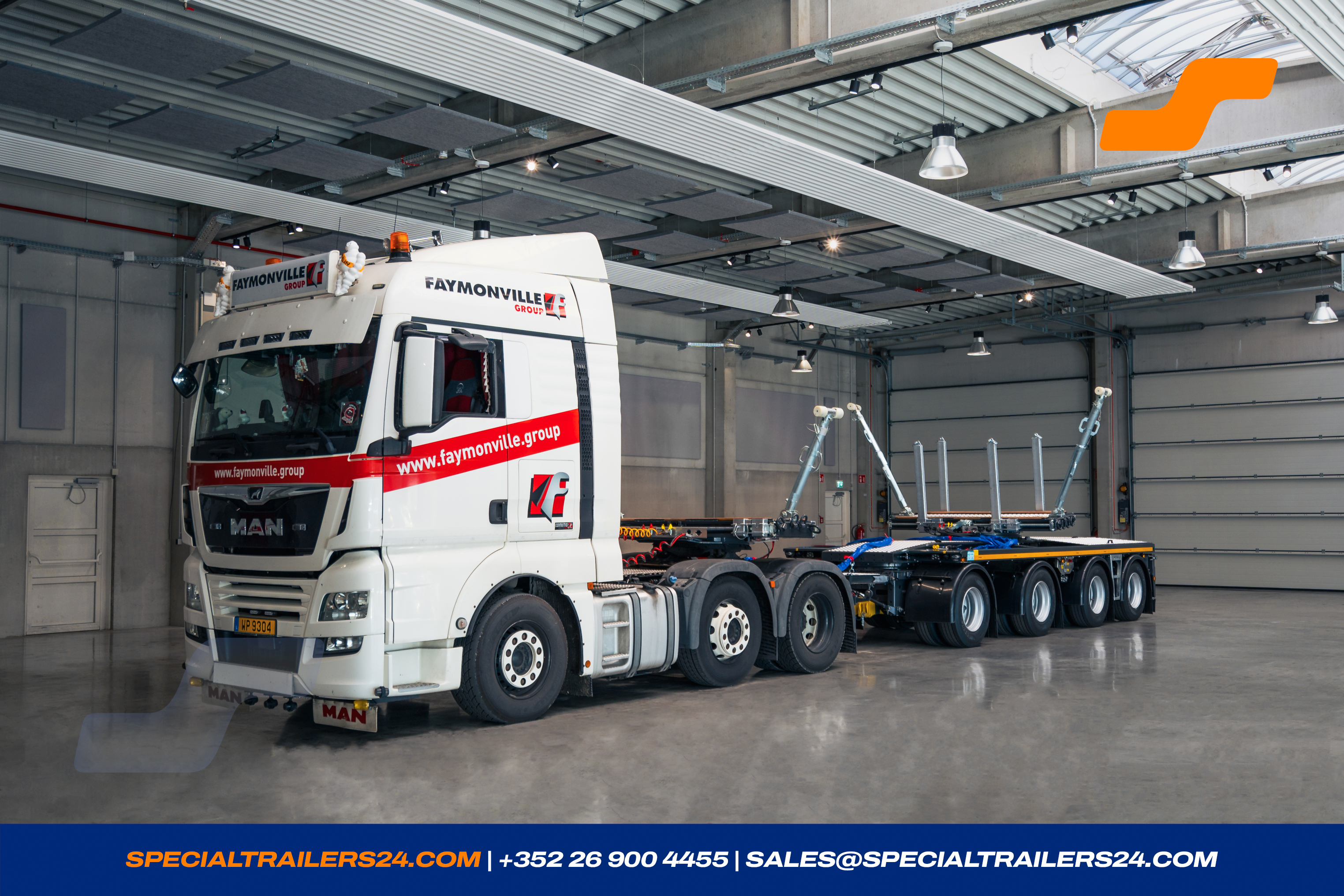 Self-steering trailer Faymonville FlexMAX Vehicle for sale