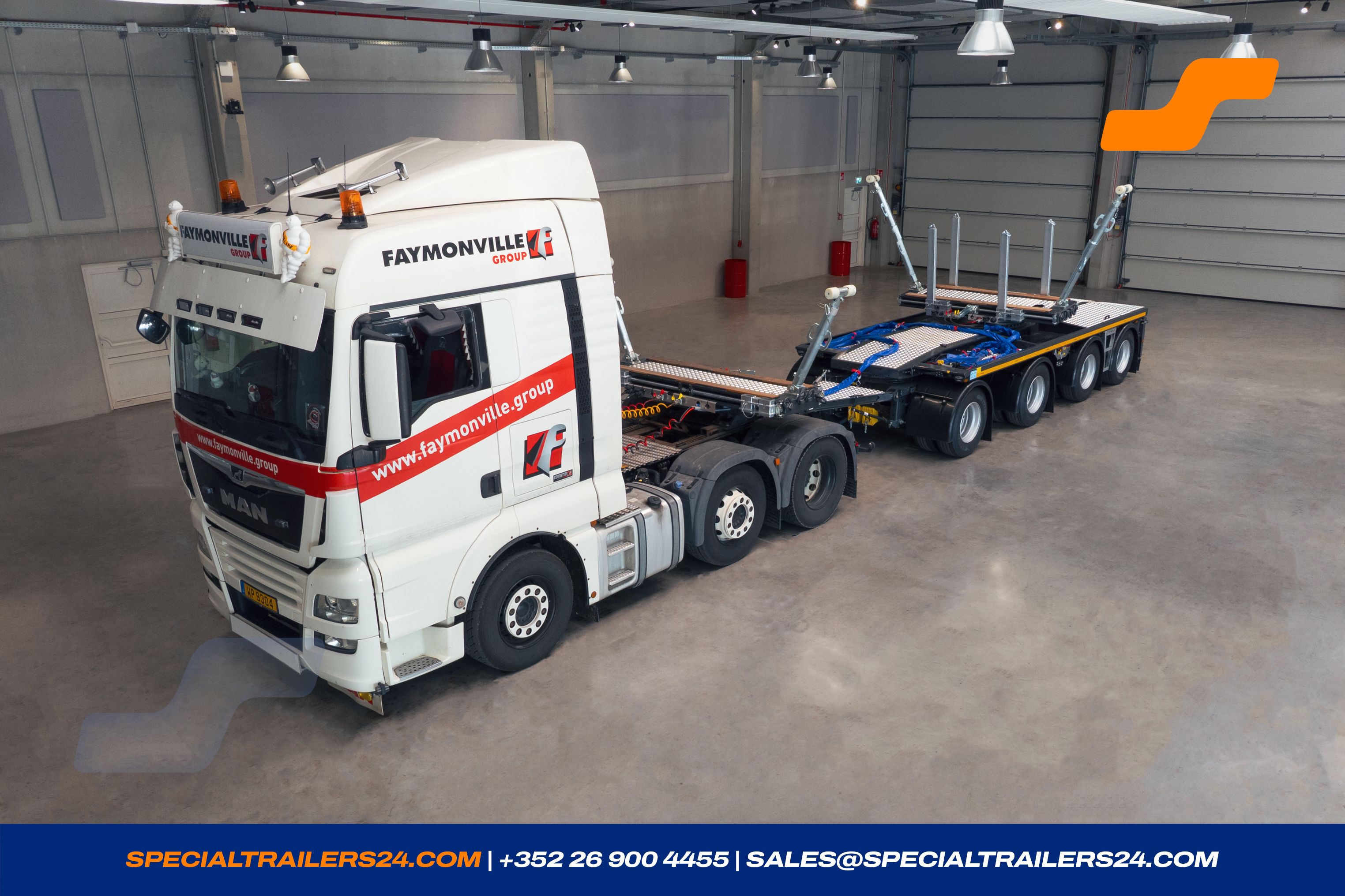 Self-steering trailer Faymonville FlexMAX Vehicle for sale