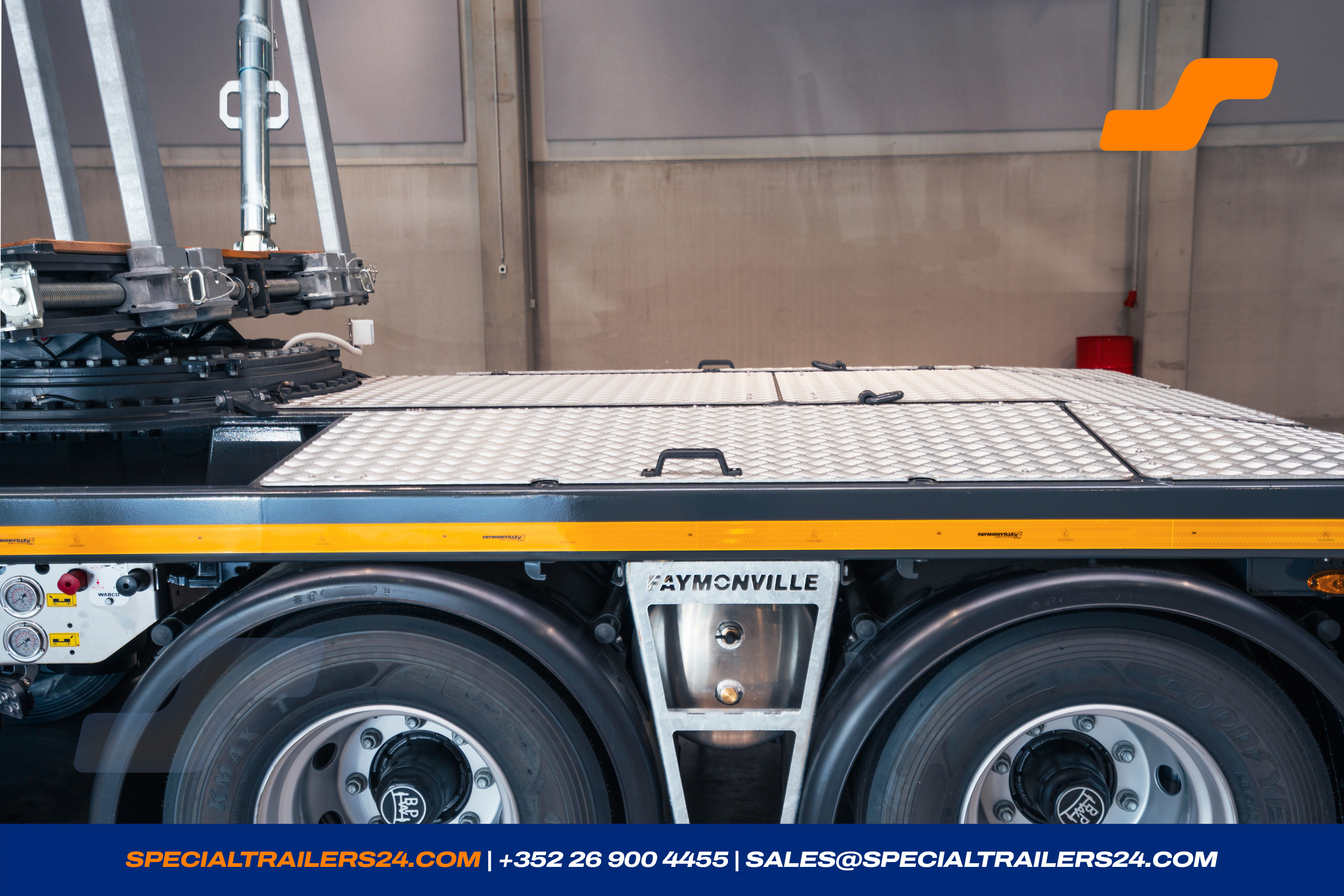 Self-steering trailer Faymonville FlexMAX Vehicle for sale